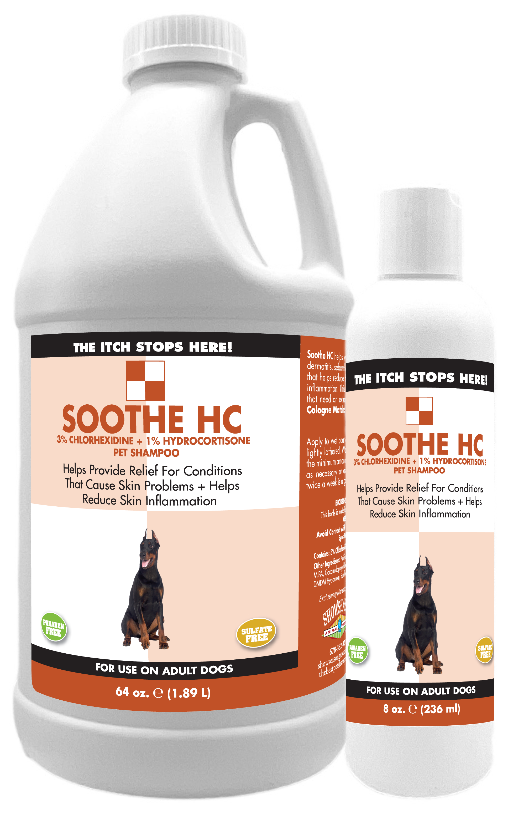 Soothe HC Medicated Pet Shampoo Showseason