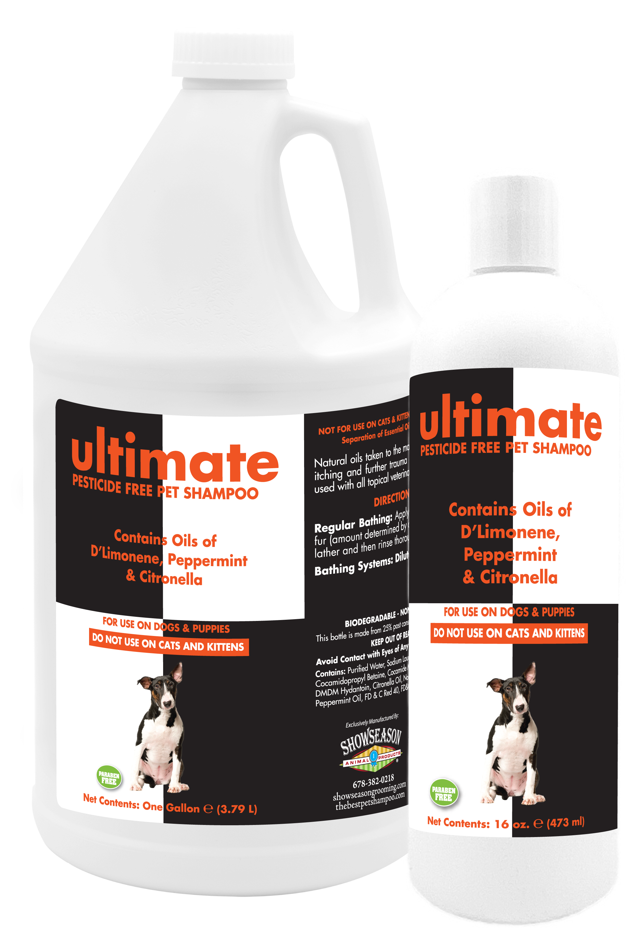 Ultimate Pesticide Free Pet Shampoo Showseason