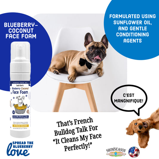Blueberry-Coconut Face Foam® | South Bark™