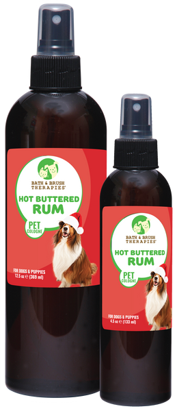 Hot Buttered Rum Pet Cologne Bath Brush Therapies®