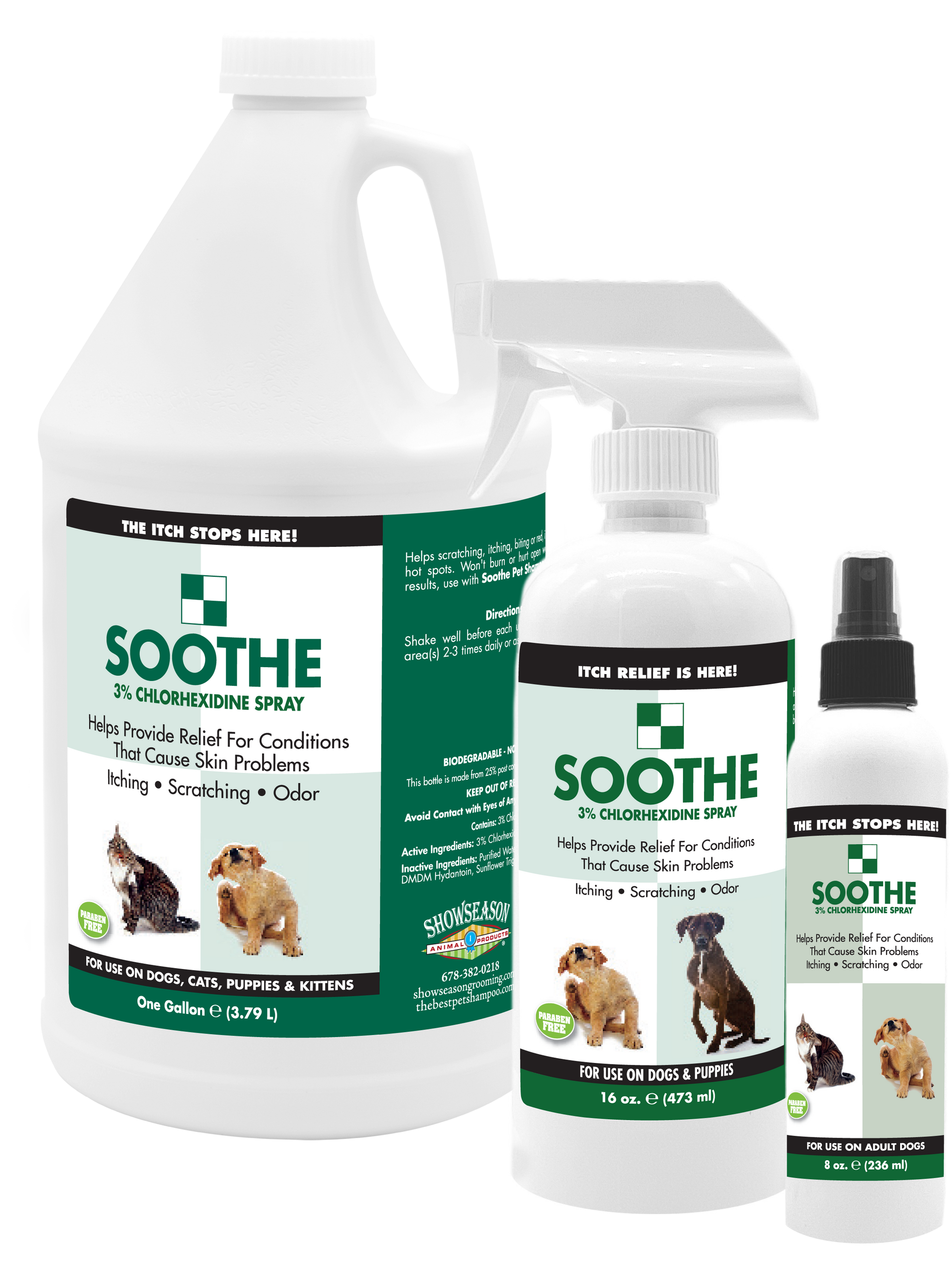 Soothe Pet Spray Showseason