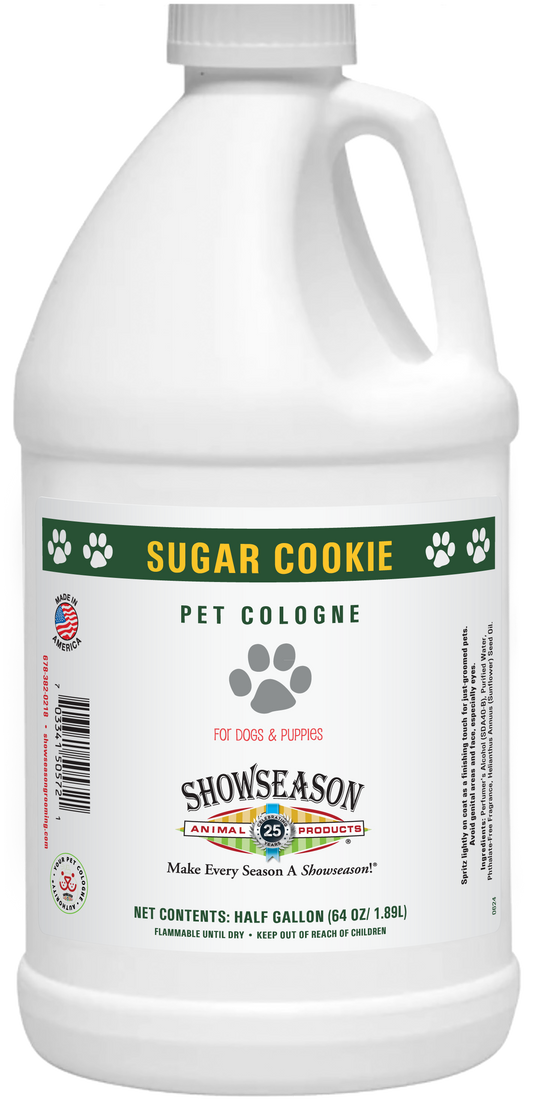 Sugar Cookie Pet Cologne in 1 gallon bottle. 
