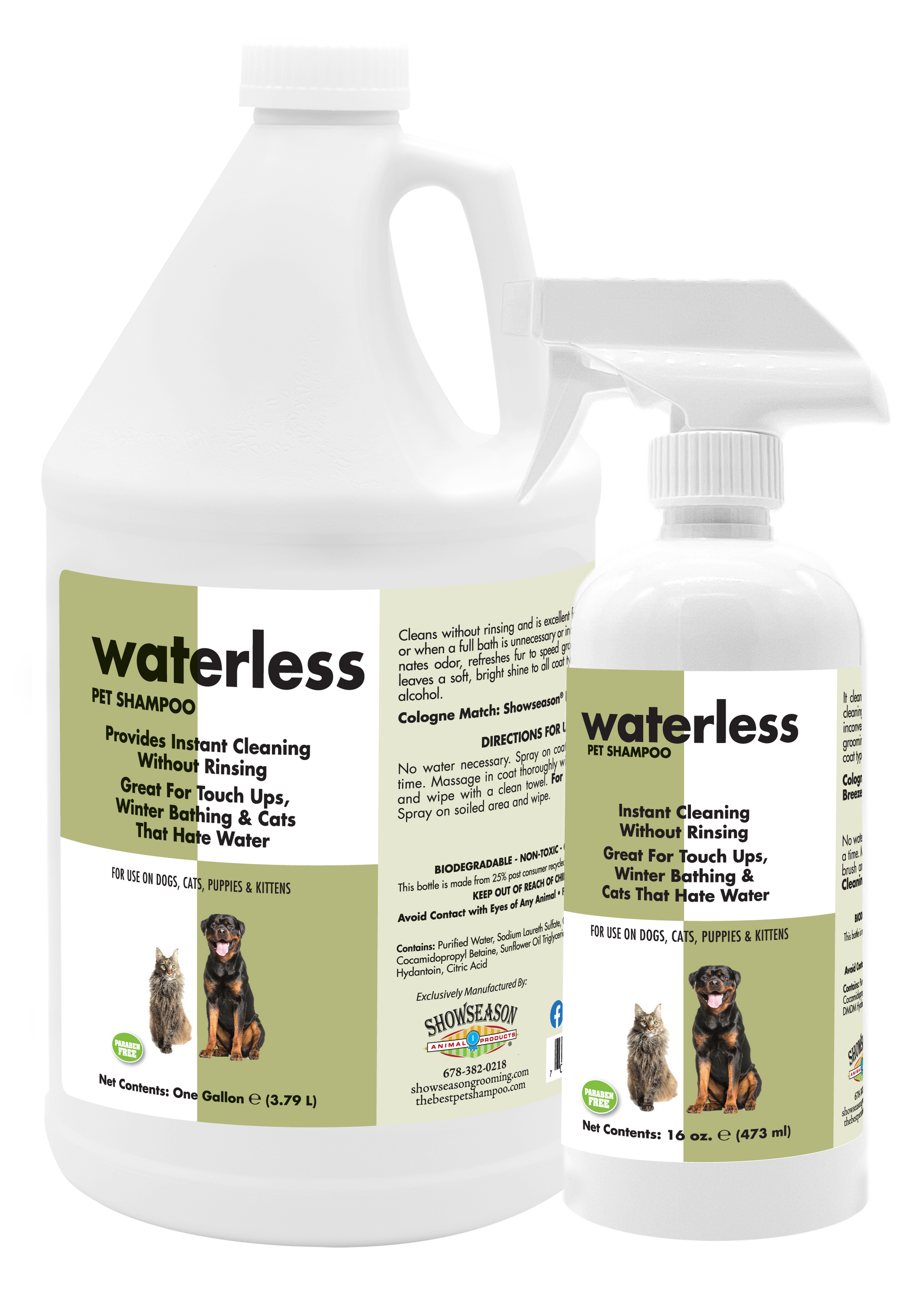 Waterless Pet Shampoo Showseason® - Main Image