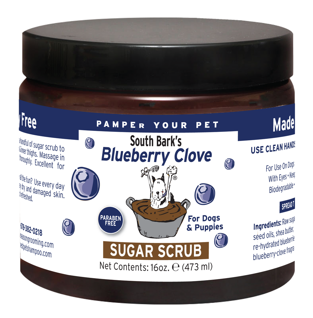Blueberry-Clove Sugar Scrub 16 oz. | South Bark™