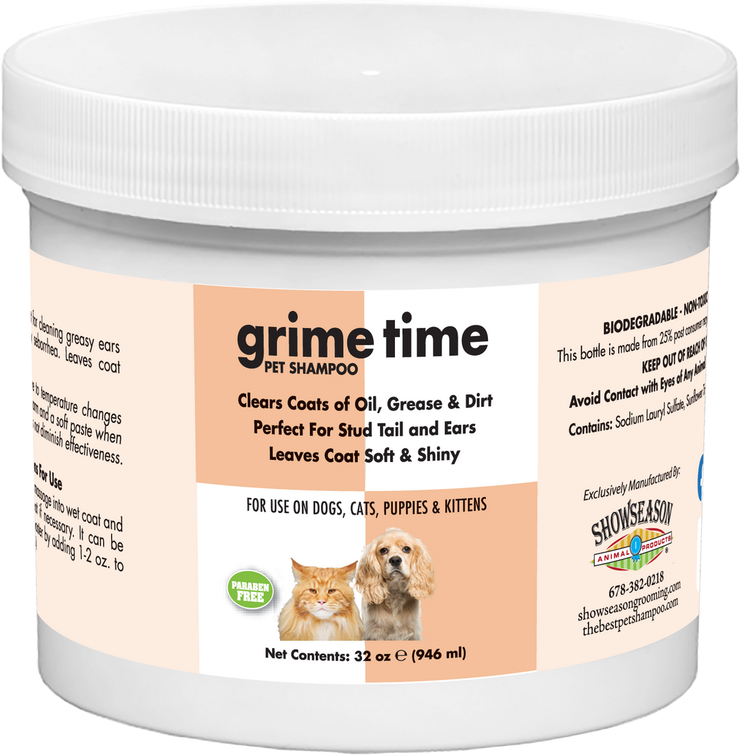 Grime Time® Pet Shampoo + Degreaser | Showseason®