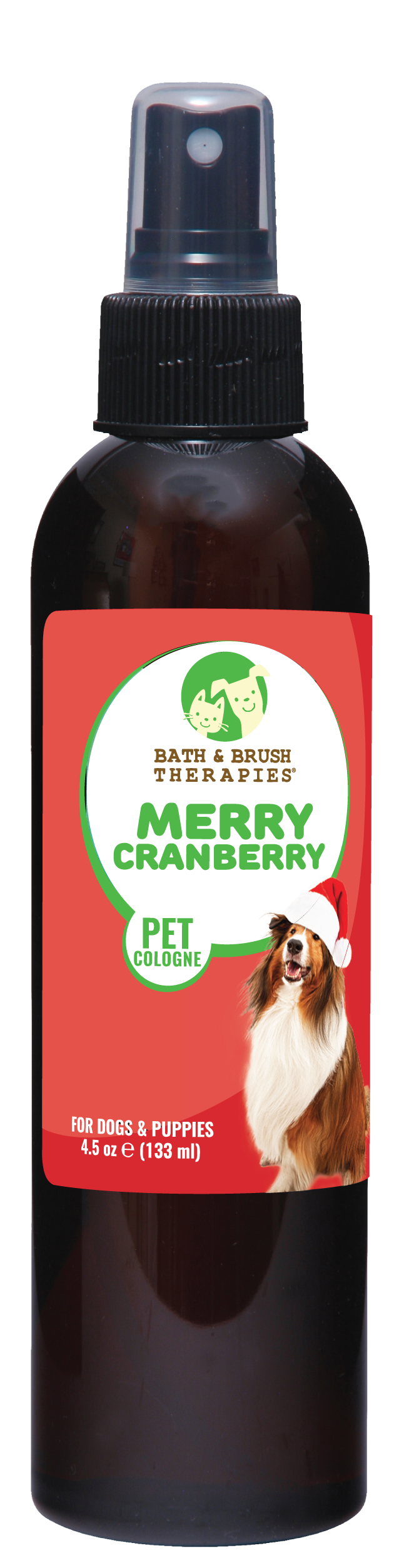 Merry Cranberry Pet Cologne Bath & Brush Therapies®