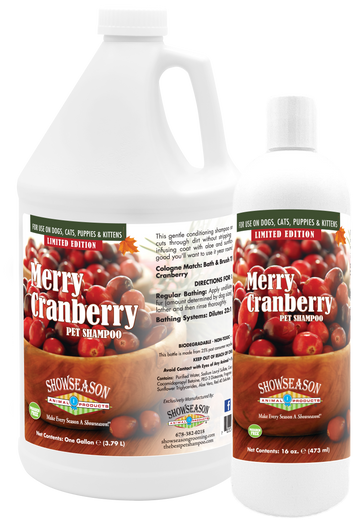 Merry Cranberry Pet Shampoo | Showseason®