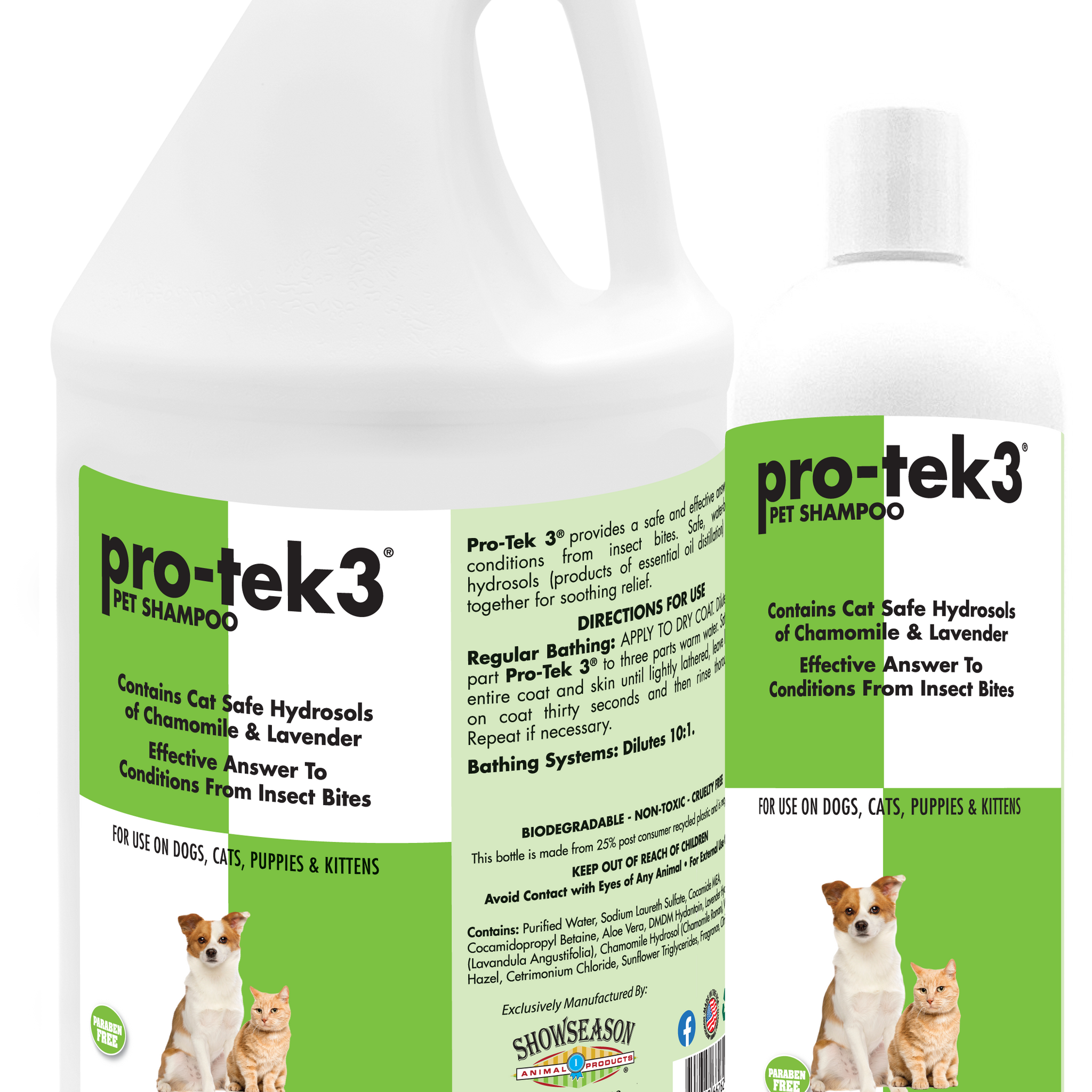 Pro-Tek 3® PESTICIDE FREE Pet Shampoo | Showseason®