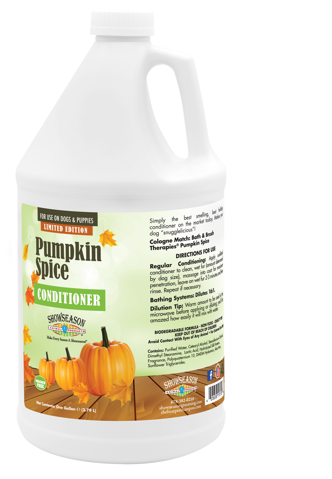 Pumpkin Spice Pet Conditioner | Showseason®