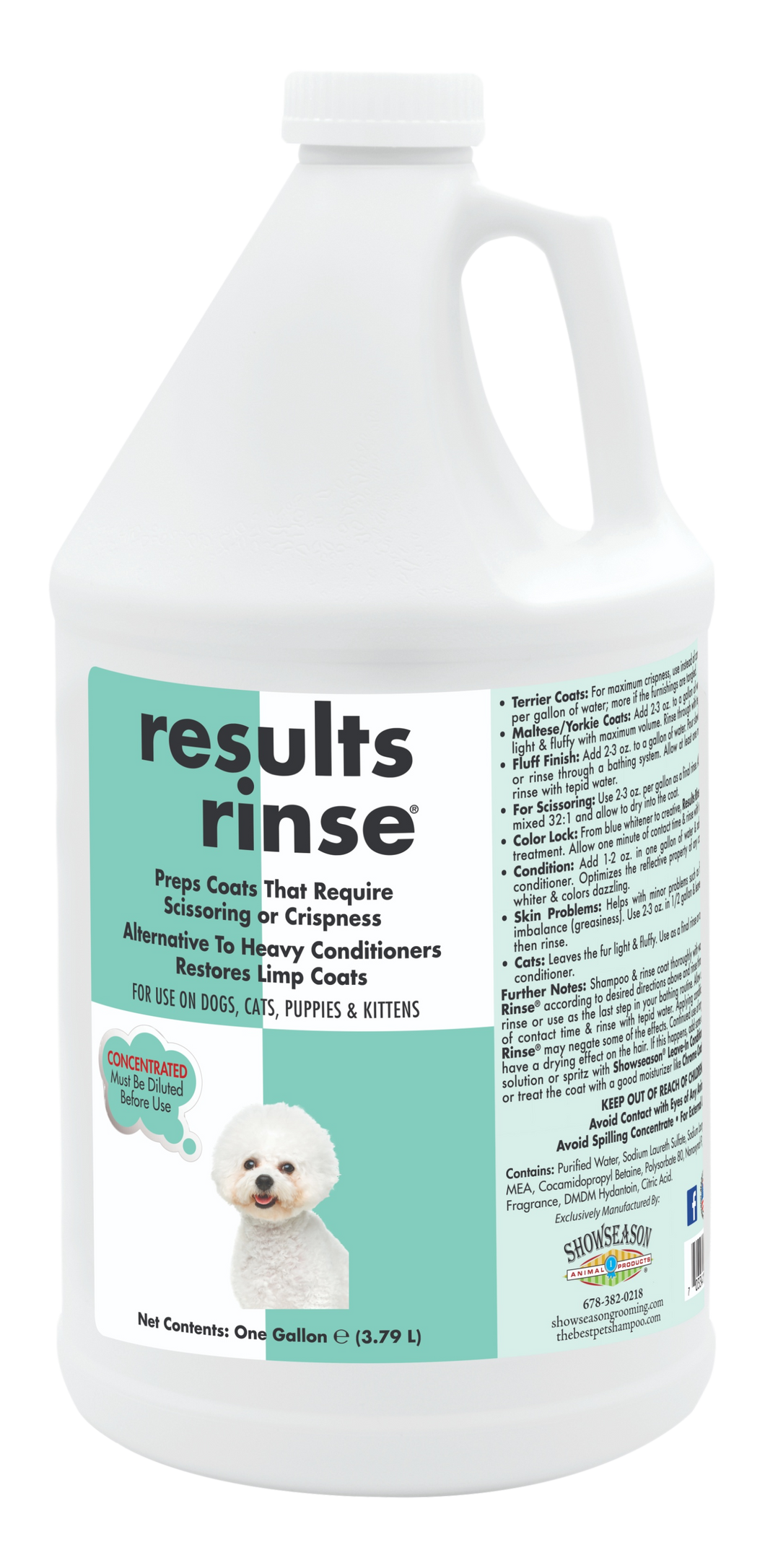 Results Rinse® Finishing Rinse | Showseason®