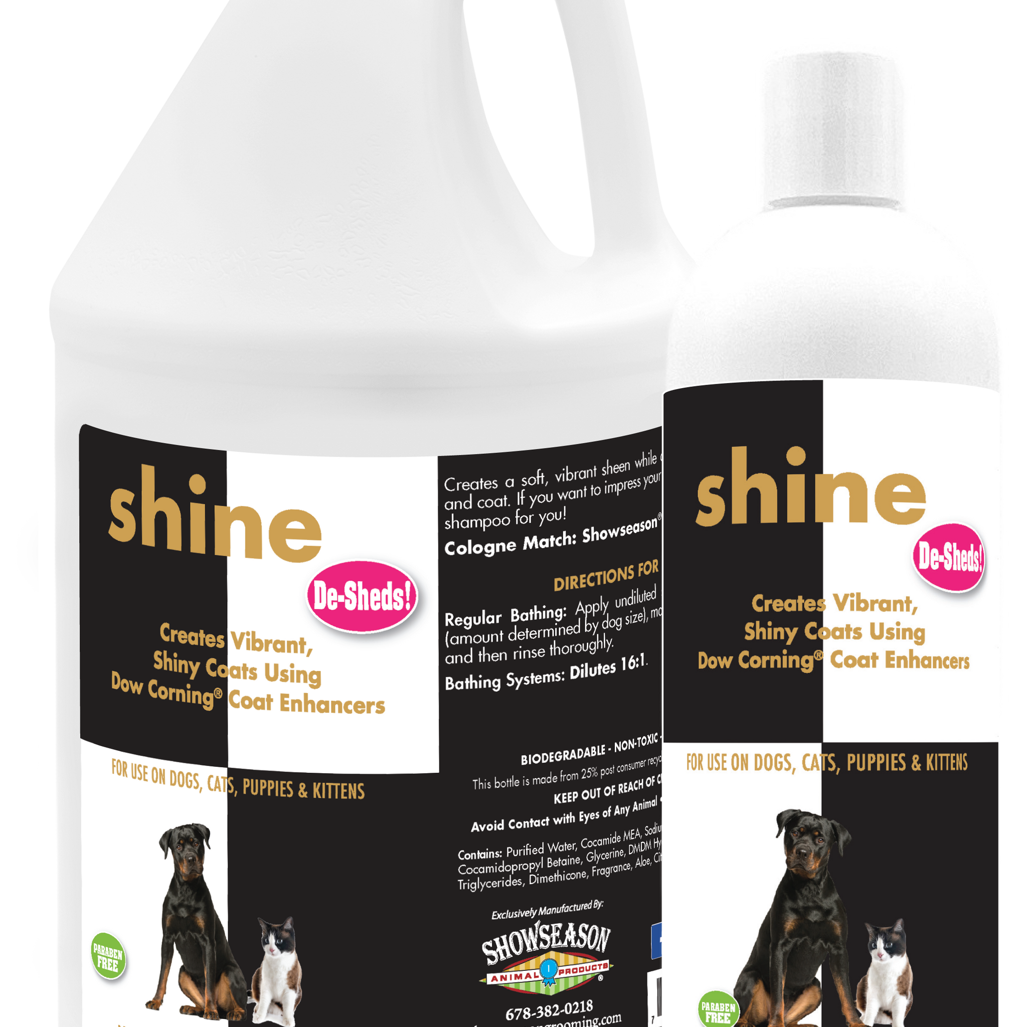 Shine De-Shed Pet Shampoo | Showseason®