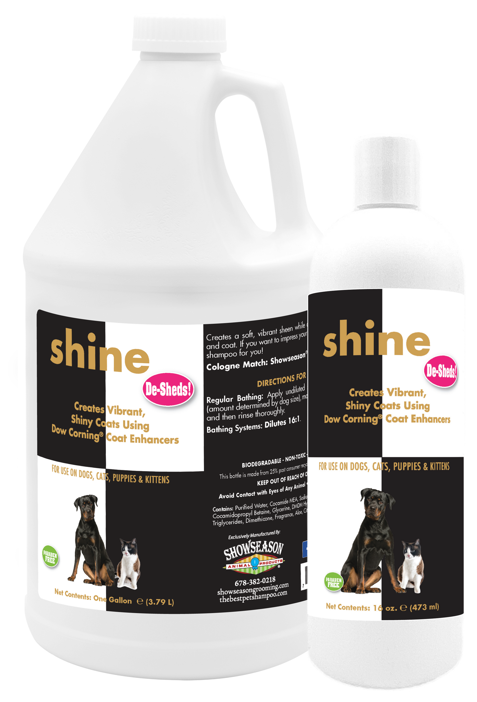 Shine De-Shed Pet Shampoo Showseason® - Main Image