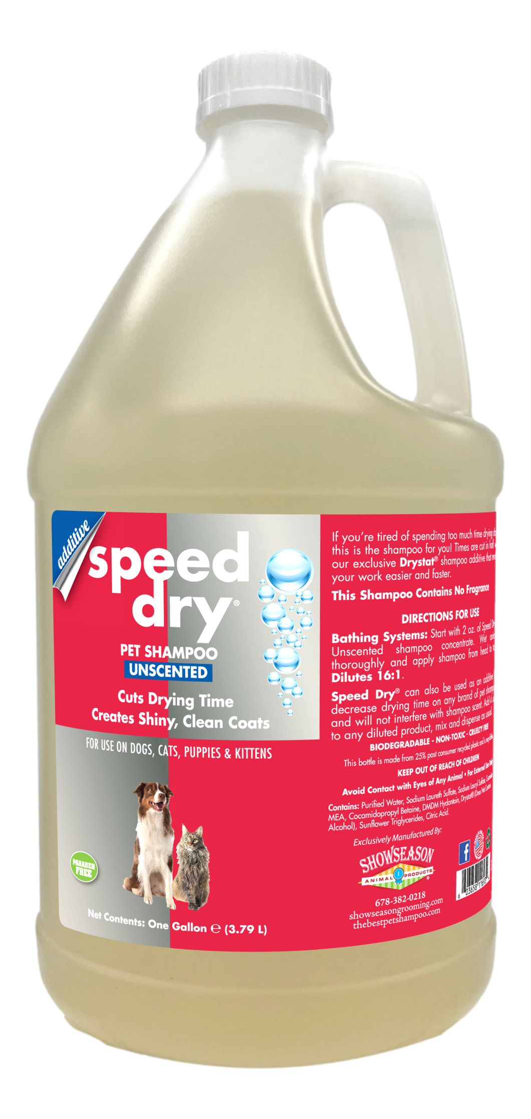 Speed Dry® ADDITIVE Pet Shampoo | Showseason®