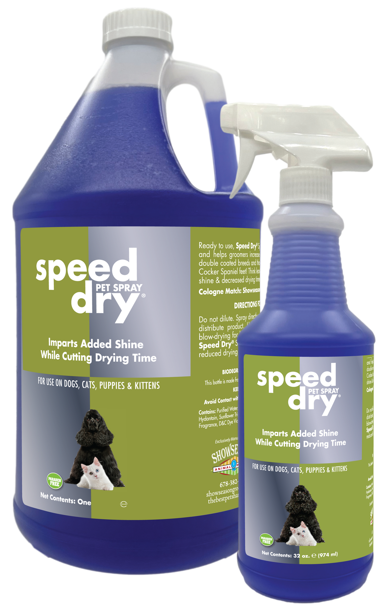 Speed Dry® Pet Finishing Spray | Showseason®