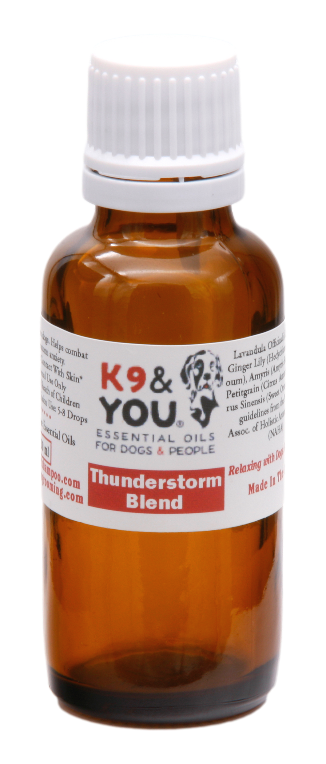Thunderstorm Aromatherapy Oil Blend (30 ml) | K9&You®