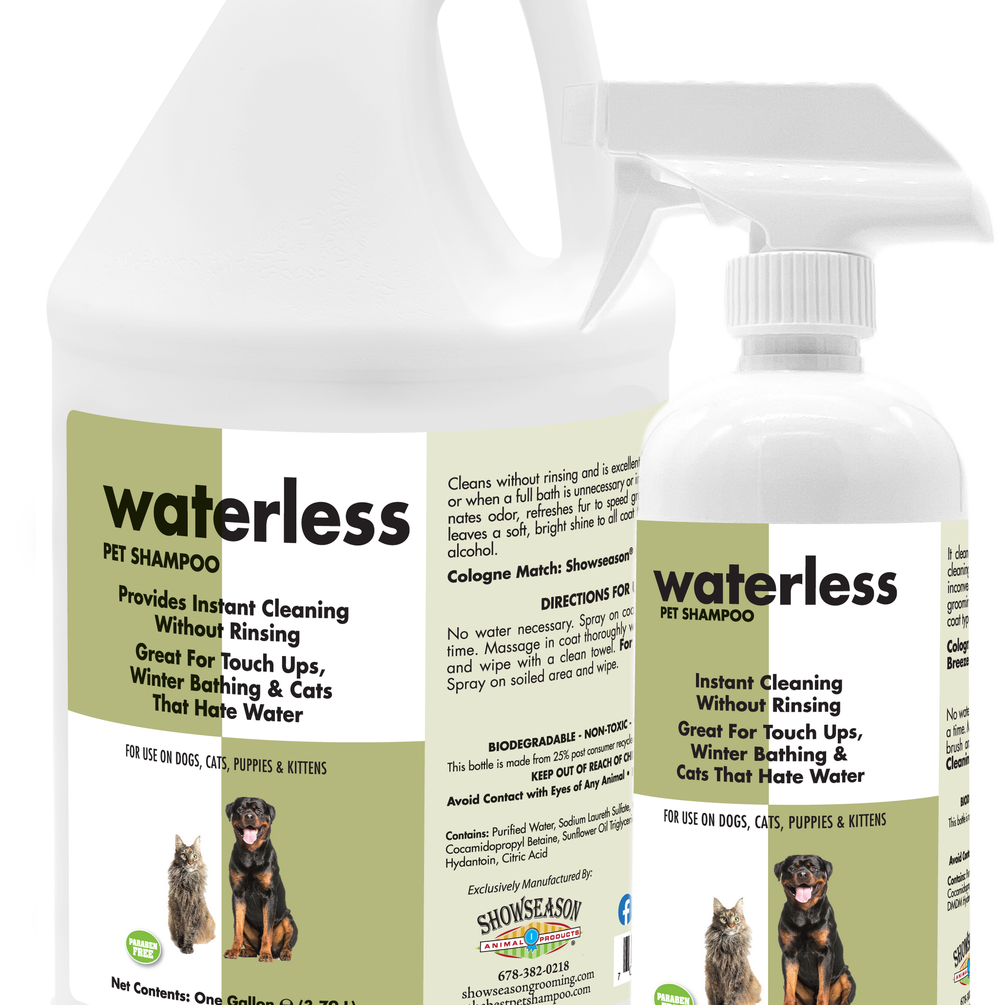 Waterless Pet Shampoo | Showseason®